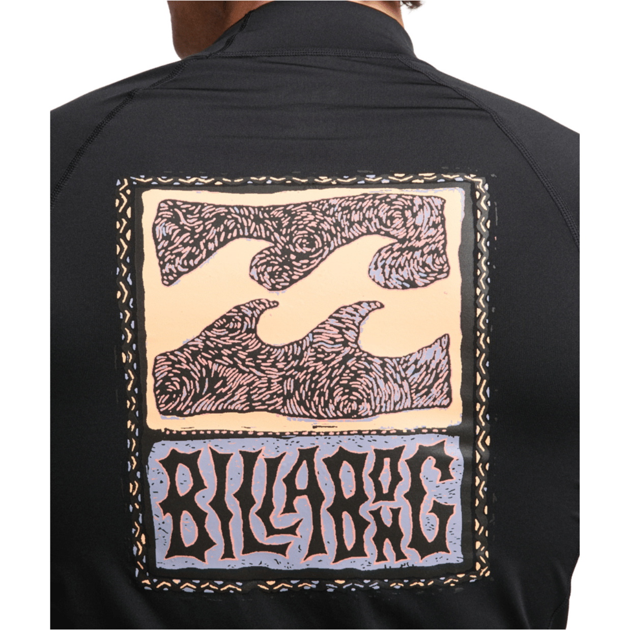 2026 Billabong Hombres Reedición Del Chaleco De Lycra De Manga Larga EBYWR03026 - Black